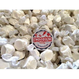 Vanilla Salt Water Taffy -1.5 lbs of Fresh Delicious Individually Wrapped Creamy Chewy Taffy