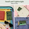 OSDUE Waterproof Paper Pocket Notebook 5 Pack (with a pen),