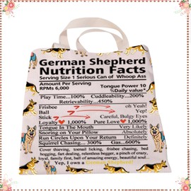 JYTAPP German Shepherd Tote Bag Animal Dog Gift German Shepherd Dog Breed Shoulder Bag Dog Mom Gift