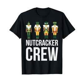 Nutcracker Crew Family Matching Xmas Boys Men Santa T-Shirt
