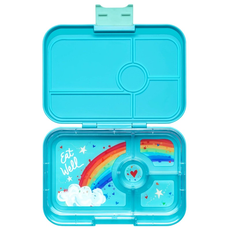 Yumbox Lunch Box Tapas 4 Compartment, Seville Purple (Rainbow)