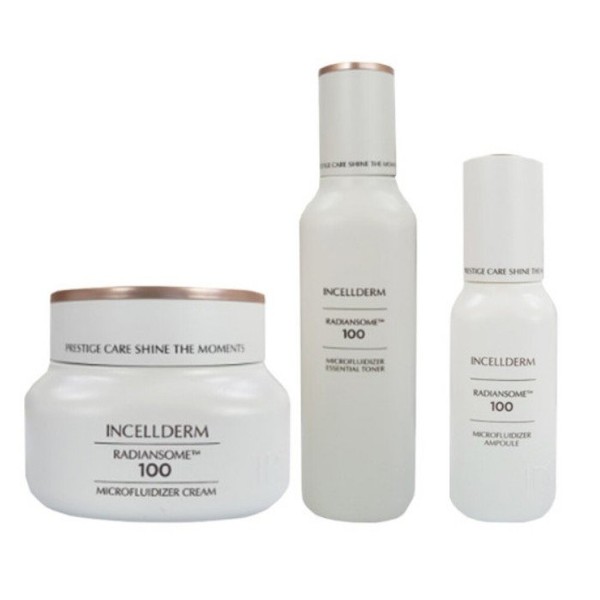 Inselderm Radiant Som 100 Microfluidizer Ampoule 3-Piece Set Wonbin Nutrition