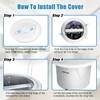V2262-50 7 Inch Bathroom Exhaust Fan, 50 CFM Ceiling Exhaust
