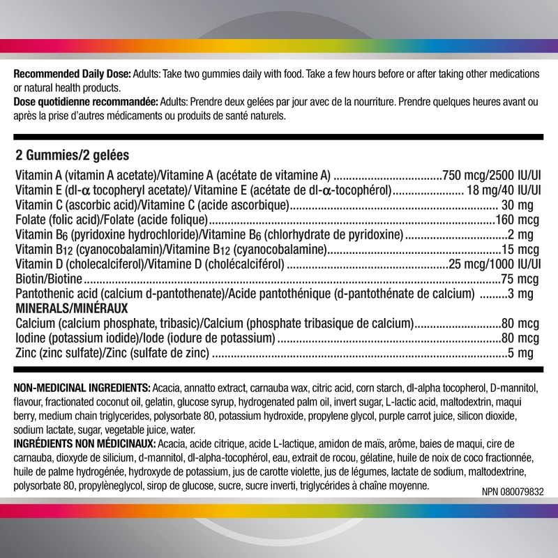 Centrum MultiGummies, Adult 50 Plus Multivitamins/Minerals Gummies for Men &