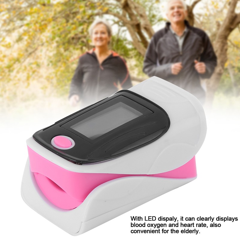 Finger Clip Oxygen Saturation Monitor Heart Rate Meter Blood Oxygen