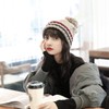 White Fang CA099 Knit Hat, Cap, Autumn, Winter, Cold Protection,