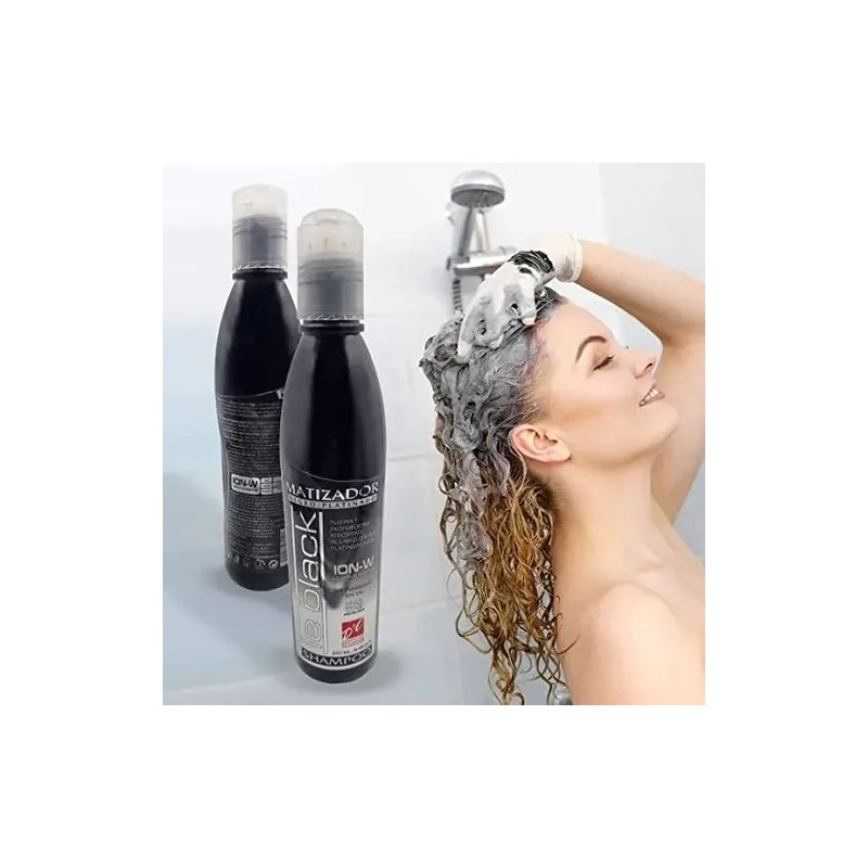 Shampoo D'Conde Le Black Matizador 250mL para Cabello Rubio