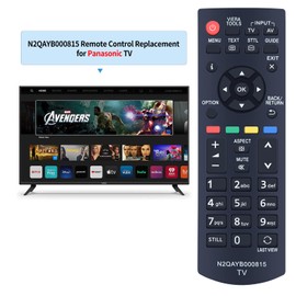 TCNOUMT N2QAYB000815 Remote Control Replacement for Panasonic TV TX-39B6E TX-P42X60E TX-P50X60E TX-L39EM6E TX-L50EM6E Remote Control - No Setup Required
