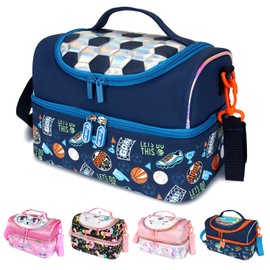 RLGPBON Kids Lunch Bag,Insulated Lunch Box for Girls Boys,Lunch Bag Toddler Teen,School Daycare Cute Travel bags