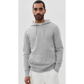 REIGNING CHAMP Men's Mid-Weight Terry Slim Hoodie, Hgrey, Grey, L