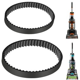 Vacuum Belts Replacement for Bissell ProHeat 2X Revolution Pet Carpet Cleaner, Vacuum Cleaner Belts Replace Parts 1606418, 1606419, Fit Models: 1548, 1550, 1551, 1548F,15483,1551W Series