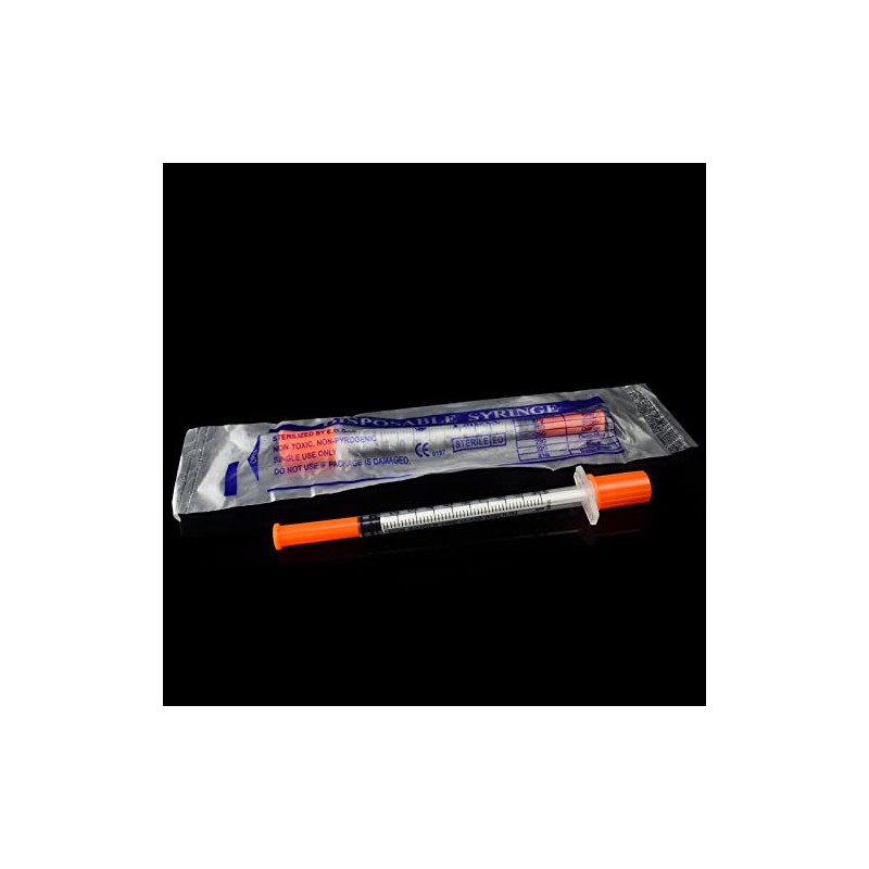 20 Pcs 1cc with 30Ga 1/2 Inch , Independent Packing
