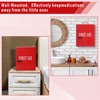 First Aid Cabinet with Combination Lock & Key 3 Shelf,Red
