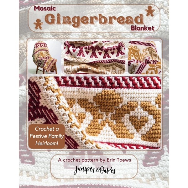 Mosaic Gingerbread Blanket: Crochet a Festive Family Heirloom!