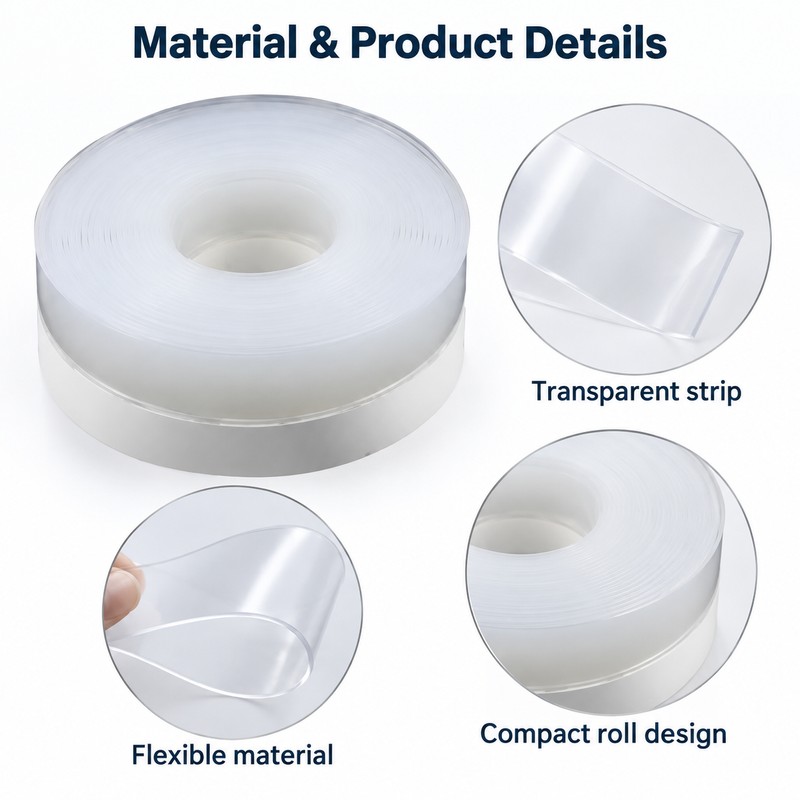Door Bottom Seal Strip for Draft Protection – TPU Gap