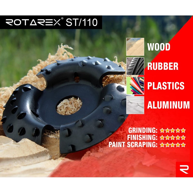 Stamina ST Angle Grinder Wooden Disc 110 mm - Angle