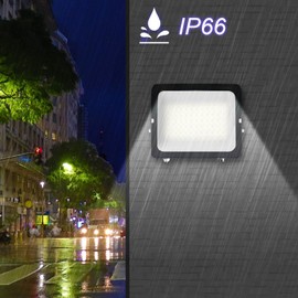 JBdusn LED Outdoor Spotlight, 50 W LED Floodlight, Super Bright LED Spotlight, IP66 Waterproof, Outdoor Spotlight, Cool White Floodlight, Outdoor Lamp for Backyard, Driveway, Doors, Garage, Hallway,