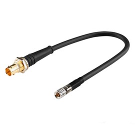 SommerCable VTBER0025-SW-SW Video Adaptor Cable SDI in/Out Video DIN 1.0/2.3 Male to BNC Male SC Vector 0.8/3.7 for Blackmagic Aja Cards 75 Ohm 25 cm