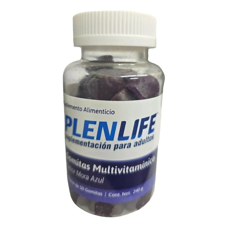 Kit C/4pz Gomitas Multivitamin Adulto Plenlife 240g Variedad
