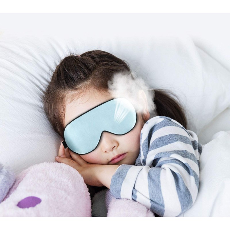 CHILDHOOD Super Soft Silk Sleep Mask for Kids with Adjustable