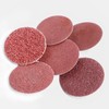 Hiqalty 100Pcs 2" inch Sanding Disc Roll Lock R-Type Sandpaper