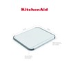 KitchenCraft KEG701NOSMGA Non-Slip Chopping Board Polypropylene Plastic White Grey