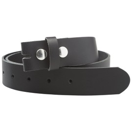 INVIDA Men's / Women's Change Belt Switch without Clasp Black 4 cm Width 90 cm Waist, black
