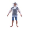 Professional Beekeeper Jacket Transparent Beekeeping Protective Suit Equipment with Hooded