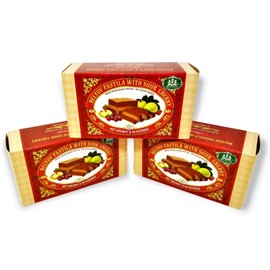 Belevini Tasty and Healthy Belyov Pastila with Sour Cherry, Handmade, Made from Baked Apples, No Sugar Added, Gluten-free, Pack of 3