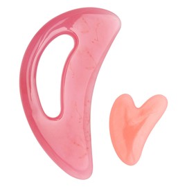 KQDRAVINE Gua Sha Massager Made of Natural Stone, 21 x 9 cm Guasha Scraper for Lymphatic Drainage, Lymphatic Drainage Face, Gua Sha Stone Body Care, Body Gua Sha Tool, Gua Sha Stone for Face, Legs
