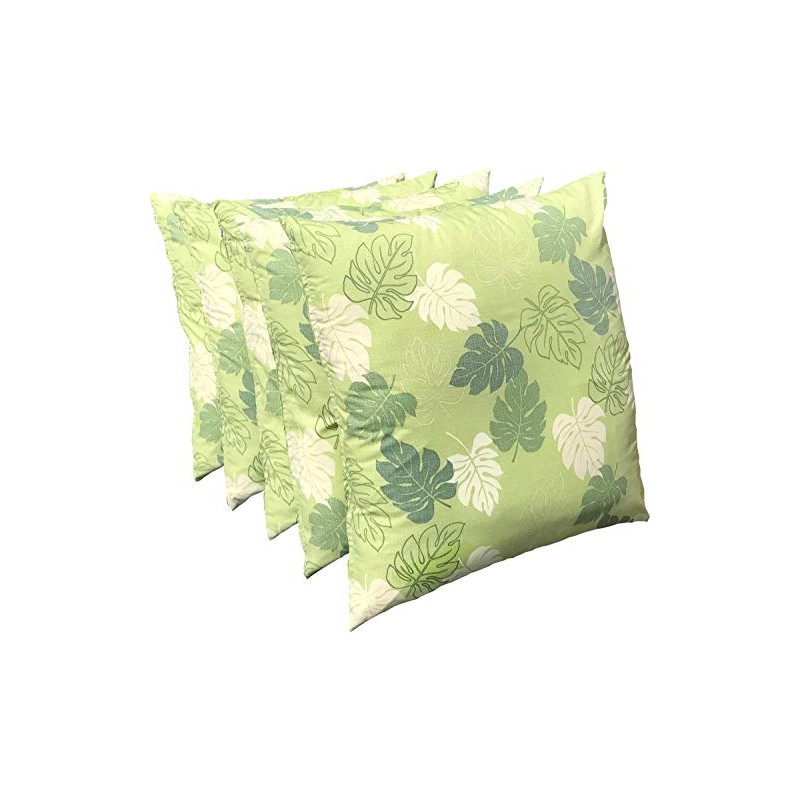 Zabuton Covers 55 59 Set of 5 Monstera Green