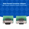Jadeshay Cable Adapter - DB9 Male Female Adapter Screw Terminal