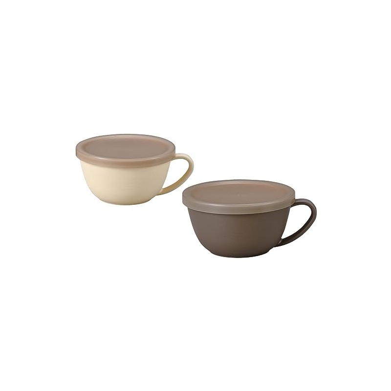 Kano 17027 Earth Color Antibacterial Soup Cup 14.2 fl oz