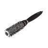 T4B LUSSONI Professional Antistatic Styling Brush with Ribbed Bristles, Black