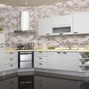 Decoroom 17.71"x196.8" Marble Contact Paper for Countertops Glossy Peel and