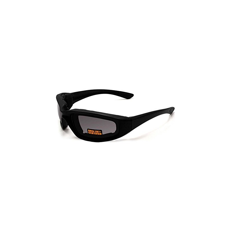 Maxx SS1 2017 Foam Padded Motorcycle Riding Sunglasses TR90 Black