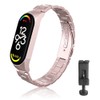 Replacement Wristbands Compatible for Xiaomi Band 7 Metal Straps Waterproof