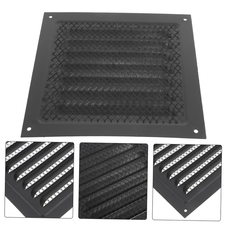 OSALADI Exterior Wall Vent Cover Metal Louvered Grille for Attic