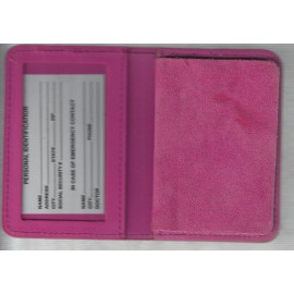New York City Police Officer's Family member 1-inch mini pin Pink wallet no mini