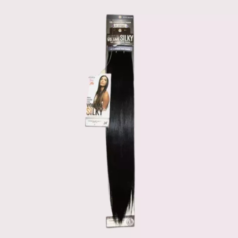 Volume Silky Extensión Cabello Fibra Natural Human Touch Volume Silky