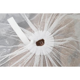 Mesh Laundry Bag With Drawstring For Delicates, Washing Machine,Traveling,College,Dirty Clothes/Net Big Size Heavy Duty Reusable Door Foldable/Garment White 2 Pack