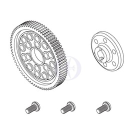 Thunder Tiger "Spur Gear Hub 72T Pr for Remote Controlled Toy Vehicle