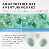 Lapis Vitalis Eye Stones Set Aventurine Quartz – High Quality
