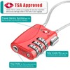 ZHEGE TSA Suitcase Lock Combination Lock 3 Digit Suitcase Lock