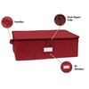 Covermates Keepsakes Zip-Top Storage Box Set, 3 Pack Heavy Duty