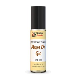 Premium Aromatics Our Impression of Premium Fragrance Body oil - Travel Size Roll on Aqua Di Gio (M) Impression