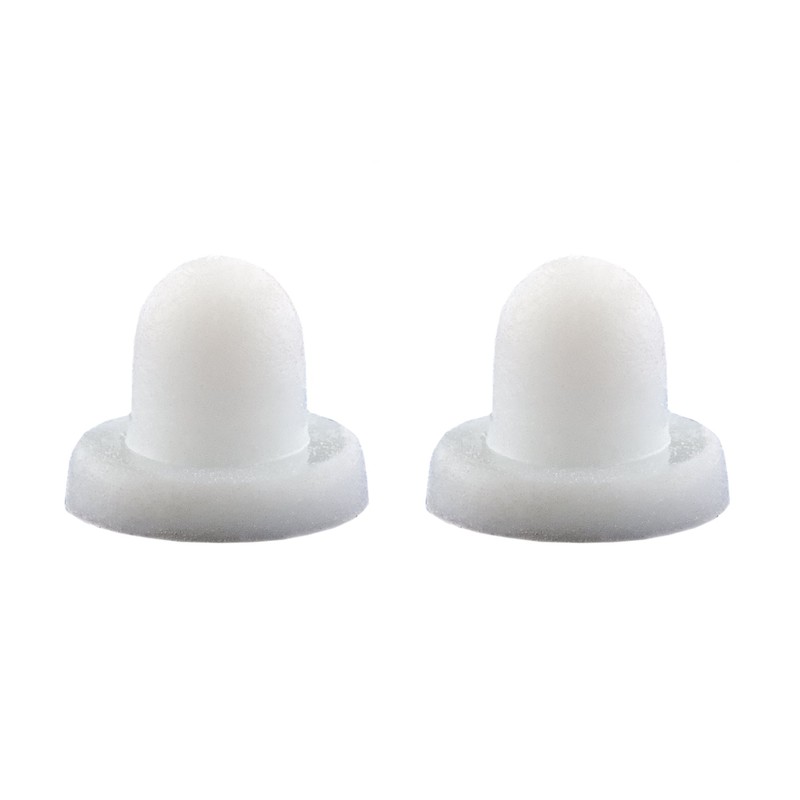 Clip On Earrings - Silver Plated With Clear Crystals -