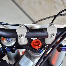 NICECNC Motorcycle Handlebar Mounts Clamp Riser Aluminum Compatible with KTM 125-530 SX SXF XC XCF XCW EXC EXCF 2005-2015 125-500 XCW EXC EXCF 2016-2023,See fitment