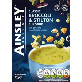 Ainsley Harriott Broccoli and Stilton cup soup 72g (Pack of 8)
