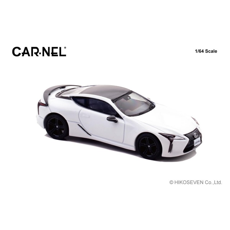 CARNEL CN640043 1/64 Lexus LC500 AVIATION 2021 White Nova Glass